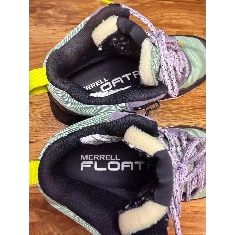 Merrell Speed Solo Waterproof Hiking Boots Women's Sage Lavender Vibram 6 - Picture 6 of 9